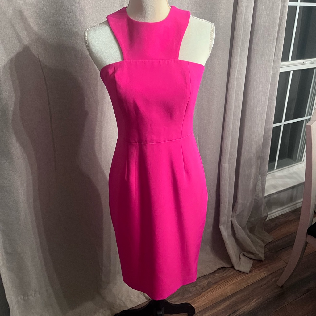 Trina Turk Pink Sheath Cocktail Dress